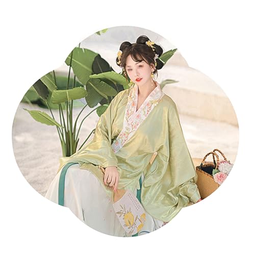 OZMDXKJ Chinese Traditionele Prinses Hanfu-Jurk Chinese Traditionele Oude Hanfu-Cosplay-Outfit, M=160-164cm,Green