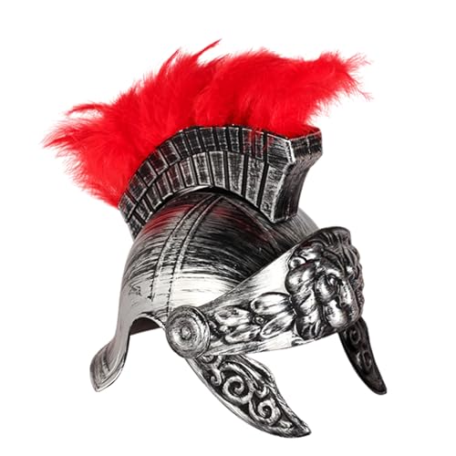 Sweeaau Volwassen Ridder Helm Oude Europese Rollenspel Griekse Romeinse Ridder Hoed Carnaval Party Cosplay Uitvoeringen Kostuum Romeinse Helm Volwassen Romeinse Helm Kostuum Romeinse Helm Met Veer
