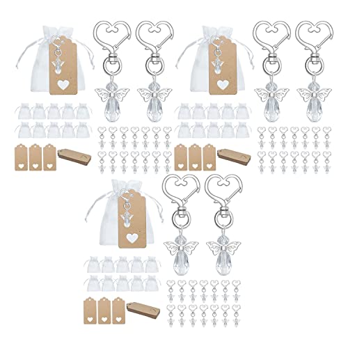 TsoLay 90 stuks sleutelhangers souvenir bruiloft geschenken baby douche gunst geschenken set met etiket