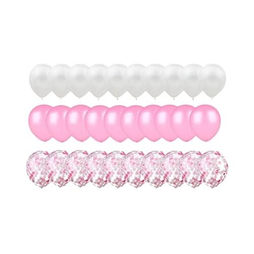 BPILOT Ballonnen 60 Stks Feestfeestdecoratie 16 Inch Latex Ronde Ballon Decoratiebenodigdheden Roze