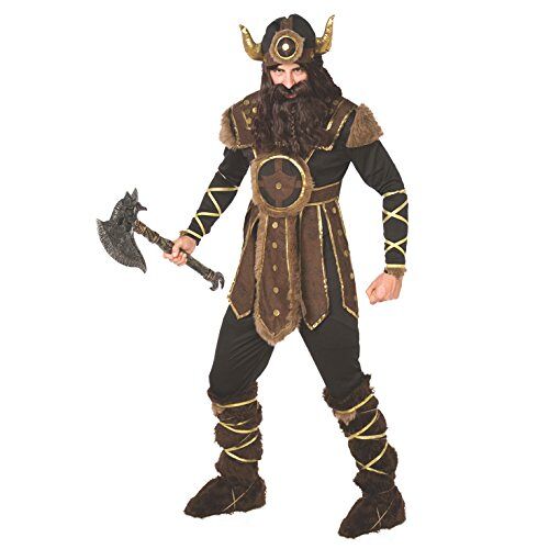 Morph Viking-kostuum voor heren, Vikingkostuum voor heren, Viking-outfit voor heren, Vikingkostuum, Halloween, heren, carnaval, maat L