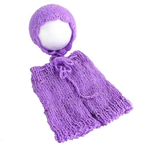 WESEEDOO Pasgeboren Halloween Kostuum Baby Fotografie Props Foto Props Pasgeboren Baby Meisje Accessoires Pasgeboren Baby Meisje Pasgeboren Baby Meisje Props light purple