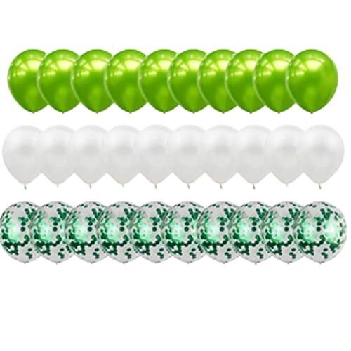 BPILOT Ballonnen 60 Stks Feestfeestdecoratie 16 Inch Latex Ronde Ballon Decoratiebenodigdheden Groen