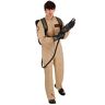 Fun Costumes Adult Ghostbusters Halloween Fancy Dress Costume, Deluxe Ghostbusters Jumpsuit for Men, Ghostbusters Proton Pack X-Large