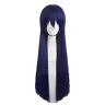 LINLINCD Anime cosplay pruik liefdesleven! Love Live Sonoda Umi 80 cm lang recht gemengd blauw hittebestendig cosplay kostuum pruik