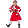 Morph Santa Girl -kostuum, Kids Kerstoutfits Girls Santa Dress, Girls Santa Outfit, Miss Claus Outfit Kids Santa Suit, Small