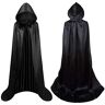 Cenei 2-Delig Halloween Kostuum Death Cloak Black Death Cloak L Maat 1.5M Lange Duivelsmantel Geschikt voor Outdoor