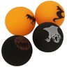 Rubie's Gekke ballen zak 4 stuks Halloween