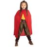 Rubies Gestreepte cape voor kinderen, gestreept, rood, M (1)
