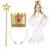 Nixieen Prinsessenaccessoires,kroonprinseskostuum Prinsessen Cosplay Crown Wand Handschoenen   Prinsessen Cosplay Aankleden Halloween Accessoires, Feest Cosplay Set