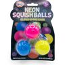 H GROSSMAN HGL SV21222 Neon Glow in The Dark Squish Ball 3 stuks