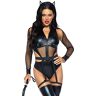 Leg Avenue Criminal Kitty kostuum voor carnaval, maat L