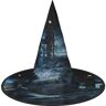 EdWal Halloween Spooky Heks Hoed, Magic Wizard Party Cap, voor Halloween Xmas Party Yard Decoratie-Graveyard Tombstone