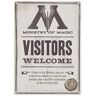 Harry Potter Tin Sign Small  (Ministerie van Magie