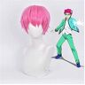 LINLINCD Anime Coer Wig. Anime het catastrofale leven van Saiki K. Saiki Kusuo pruik Cosplay Kostuum Kort synthetisch haar Halloween Party Rollenspel Pruiken