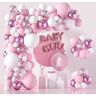 FeestmetJoep ® Babyshower ballonnenboog 121-delig Babyshower versiering Babyshower meisje Babyshower ballonnen Babyshower slinger Babyshower decoratie Mom to be Its a girl