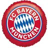 amscan 4133501 FC Bayern München folieballon, 1 stuks, met helium te vullen, feestdecoratie voor het feest bij de fanclub of het voetbalfeest, cadeau voor Bayernfan, ronde luchtballon