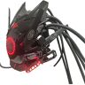 SRYC Cyberpunk Cosplay helm, Cyberpunk helmmasker, cyberpunk volgelaatsmasker, led, cyberpunk cosplay rekwisiet