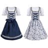 cypreason Duits bier Beierse jurk Bier Beierse Jurk Duitse Dirndl Zachte Beierse Beer Girl Stretchy Fancy Dress voor Dames Meisjes Cadeau