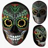 DastOp LED Halloween-masker, 3 verlichtingsmodi for kostuumspellen, oplichtend masker cosplay, eng zuiveringsmasker LED oplichtend masker for festival cosplay (Color : B)