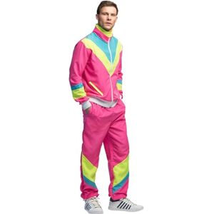 Boland Kostuum voor mannen, jaren 90 trainingspak, broek en jasje, slechte smaak pak voor carnaval, themafeest en JGA Boland Kostuum voor mannen, jaren 90 trainingspak, broek en jasje, slechte smaak pak voor carnaval, themafeest en JGA