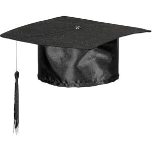 Widmann 03605 Academiershoed van satijn voor volwassenen, zwart Widmann 03605 Academiershoed van satijn voor volwassenen, zwart