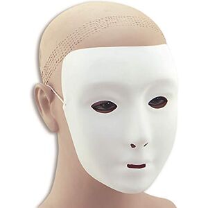 Bristol Novelty PM055 effen gezichtsmasker, wit, 1 stuk, eenheidsmaat Bristol Novelty PM055 effen gezichtsmasker, wit, 1 stuk, eenheidsmaat