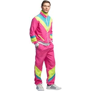 Boland Kostuum voor mannen, jaren 90 trainingspak, broek en jasje, slechte smaak pak voor carnaval, themafeest en JGA Boland Kostuum voor mannen, jaren 90 trainingspak, broek en jasje, slechte smaak pak voor carnaval, themafeest en JGA