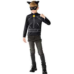 Rubie's RUBIES MIRACULOUS Officiële Zwarte Kat Verkleedset voor kinderen met een Top met Lange Mouwen + Zwart Masker + Hoofdband Kattenoren Om te veranderen in een Zwarte Kat Rubie's RUBIES MIRACULOUS Officiële Zwarte Kat Verkleedset voor kinderen met een Top met Lange Mouwen + Zwart Masker + Hoofdband Kattenoren Om te veranderen in een Zwarte Kat