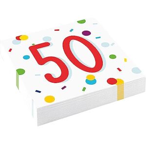 amscan Lun/Nap Confetti Bday 50 amscan Lun/Nap Confetti Bday 50