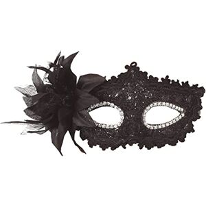 Guirca Model - Zwarte masker met bloem Guirca Model - Zwarte masker met bloem