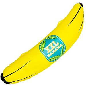 Boland 52164 Opblaasbare XXL-banaan, maat 71 cm, decoratie, zwembadfeest, zomerfeest, themafeest Boland 52164 Opblaasbare XXL-banaan, maat 71 cm, decoratie, zwembadfeest, zomerfeest, themafeest