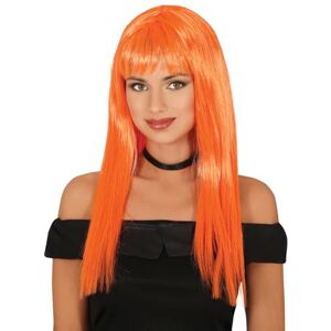 FIESTAS GUIRCA Pruik Oranje Melena Eco FIESTAS GUIRCA Pruik Oranje Melena Eco