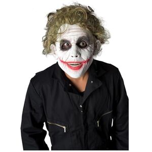 Rubie's officiële Batman Joker-pruik voor volwassenen, één maat, geel, 1 stuk Rubie's officiële Batman Joker-pruik voor volwassenen, één maat, geel, 1 stuk