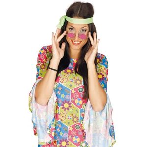 Hippie ronde bril - Unisex voor volwassenen Hippie ronde bril - Unisex voor volwassenen