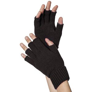 WILBERS & WILBERS 51040 Gebreide vingerloze handschoenen, verkleedaccessoire voor carnaval, themafeesten, Halloween WILBERS & WILBERS 51040 Gebreide vingerloze handschoenen, verkleedaccessoire voor carnaval, themafeesten, Halloween