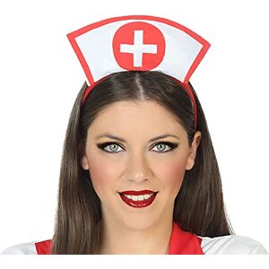 BigBuy Hoofdband Verpleegkundige Rood en Wit Kruis - Accessoire BigBuy Hoofdband Verpleegkundige Rood en Wit Kruis - Accessoire
