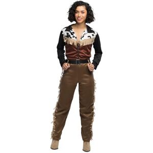 Boland Cowgirl kostuum voor dames, 3-delig, verkleedkostuum voor themafeesten, Halloween of carnaval, Wilde Westen, cowboy Boland Cowgirl kostuum voor dames, 3-delig, verkleedkostuum voor themafeesten, Halloween of carnaval, Wilde Westen, cowboy