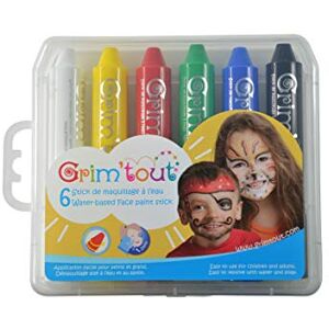 GRIM'TOUT 6 make-up sticks op waterbasis voor kinderen GRIM'TOUT 6 make-up sticks op waterbasis voor kinderen