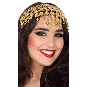 ATOSA 58884 Arabisch kostuumaccessoire haarband, goudkleurig uniseks ATOSA 58884 Arabisch kostuumaccessoire haarband, goudkleurig uniseks