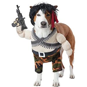 California Costumes Action Hero Huisdierkostuum, meerkleurig, maat S California Costumes Action Hero Huisdierkostuum, meerkleurig, maat S