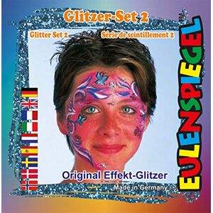 Eulenspiegel 934562 glittermotiefset 2, 4 x 2 g, glitter, carnaval, Halloween, themafeest Eulenspiegel 934562 glittermotiefset 2, 4 x 2 g, glitter, carnaval, Halloween, themafeest