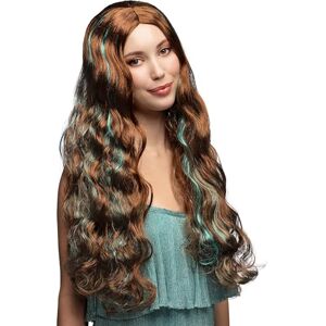 Boland Zeemeerminpruik voor themafeesten, Halloween of carnaval, pruik van synthetisch haar Boland Zeemeerminpruik voor themafeesten, Halloween of carnaval, pruik van synthetisch haar