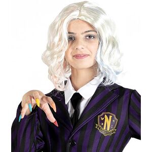 Ciao Enid Sinclair vermommingskit (pruik en veelkleurige nagels) weerwolfvriend officieel woensdag Ciao Enid Sinclair vermommingskit (pruik en veelkleurige nagels) weerwolfvriend officieel woensdag