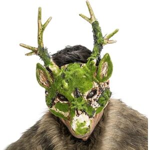 Chaks Mosmasker, gezichtsmasker voor volwassenen, horrorfeest kostuumaccessoires voor Halloween, carnaval en themafeesten Chaks Mosmasker, gezichtsmasker voor volwassenen, horrorfeest kostuumaccessoires voor Halloween, carnaval en themafeesten