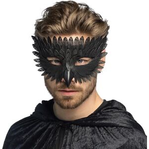 Boland 56793 Oogmasker raaf, dierenmasker, masker voor kostuums, carnaval, themafeest en Halloween Boland 56793 Oogmasker raaf, dierenmasker, masker voor kostuums, carnaval, themafeest en Halloween