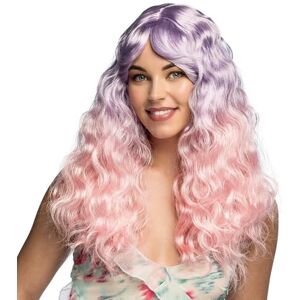 Boland 85094 Pruik voor volwassenen, kapsel met kleurverloop van kunsthaar voor festival, carnaval, accessoires voor carnavalskostuums Boland 85094 Pruik voor volwassenen, kapsel met kleurverloop van kunsthaar voor festival, carnaval, accessoires voor carnavalskostuums