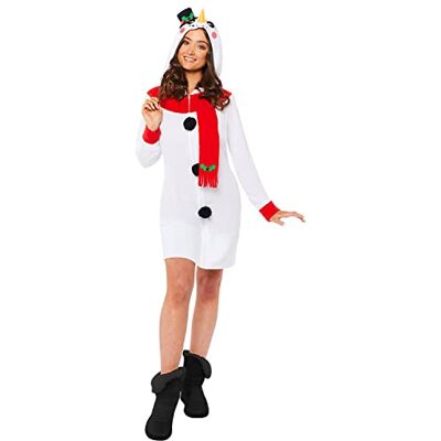 Amscan Wit Snow Girl Kostuum - Vrouw Amscan Wit Snow Girl Kostuum - Vrouw