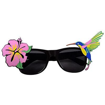 Boland Partybril Paradise, volwassenen, plastic, leuke bril, zonder sterkte, zonnebril, foute party, hawaii, themafeest, carnaval Boland Partybril Paradise, volwassenen, plastic, leuke bril, zonder sterkte, zonnebril, foute party, hawaii, themafeest, carnaval