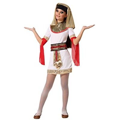 ATOSA -66302 Egyptisch kostuum voor meisjes, 66302, wit, 10-12 jaar ATOSA -66302 Egyptisch kostuum voor meisjes, 66302, wit, 10-12 jaar